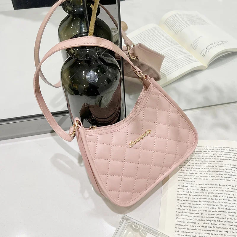 Ladies' retro shoulder bag, armpit handbag, fashionable design, crossbody bag